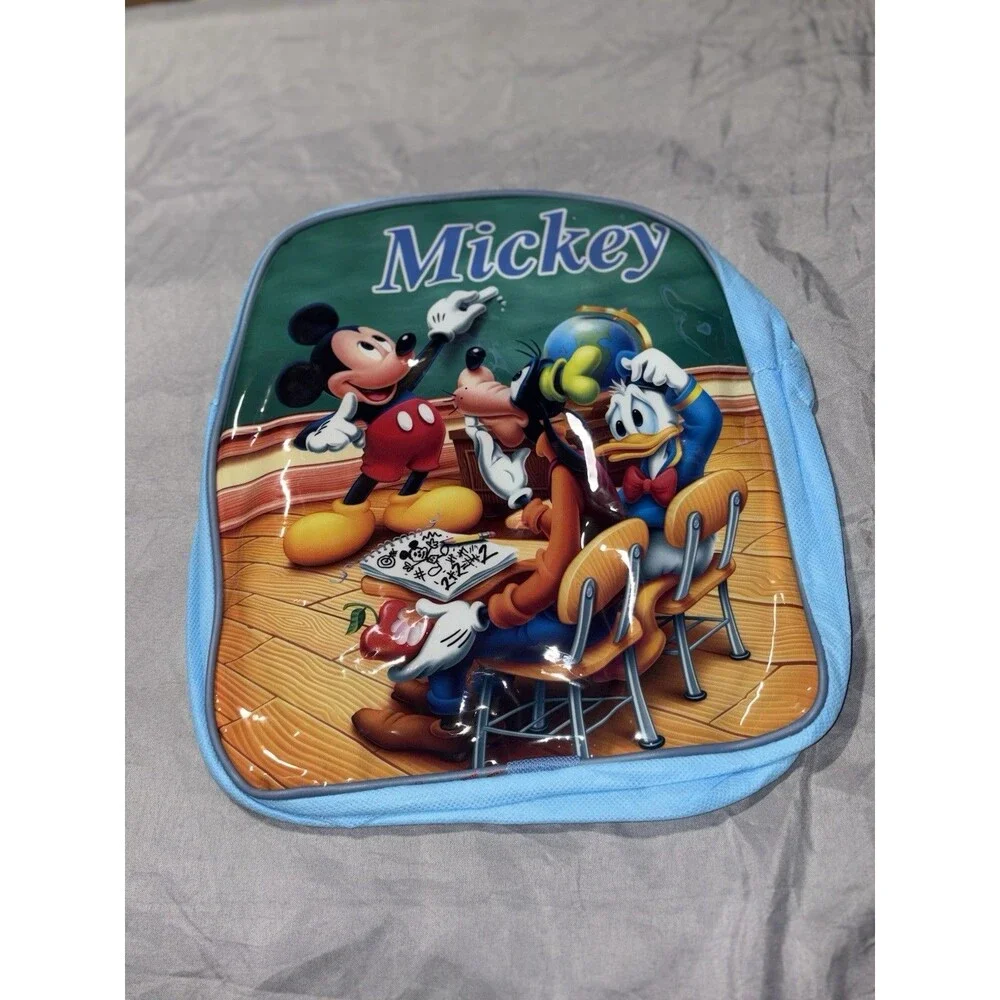 Disney Mickey Mouse  & Friends Room Blue Mini 10”Backpack  Child’s New Toddler
